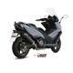 MIVV OVAL ΟΛΌΣΩΜΗ ΕΞΆΤΜΙΣΗ KYMCO AK 550 2017-2020 BLACK
