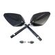 MG BIKETEC ΣΕΤ ΚΑΘΡΈΠΤΕΣ BMW F 900 R F 900 XR R 1250 GS ΜΑΎΡΟΙ ΡΥΘΜΙΖΌΜΕΝΟΙ