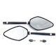 MG BIKETEC ΣΕΤ ΚΑΘΡΈΠΤΕΣ BMW F 900 R F 900 XR R 1250 GS ΜΑΎΡΟΙ ΡΥΘΜΙΖΌΜΕΝΟΙ
