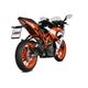 MIVV X-M1 ΤΕΛΙΚΌ ΕΞΆΤΜΙΣΗΣ KTM DUKE 125 390 RC 125 390 2017-2020 BLACK