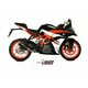 MIVV GPPRO ΤΕΛΙΚΌ ΕΞΆΤΜΙΣΗΣ KTM DUKE 125 390 RC 125 390 2017-2020 BLACK