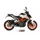 MIVV GPPRO ΤΕΛΙΚΌ ΕΞΆΤΜΙΣΗΣ KTM DUKE 125 390 RC 125 390 2017-2020 BLACK