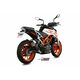 MIVV GPPRO ΤΕΛΙΚΌ ΕΞΆΤΜΙΣΗΣ KTM DUKE 125 390 RC 125 390 2017-2020 BLACK