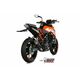 MIVV GPPRO ΤΕΛΙΚΌ ΕΞΆΤΜΙΣΗΣ KTM DUKE 125 390 RC 125 390 2017-2020 BLACK