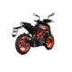 MIVV X-M1 ΤΕΛΙΚΌ ΕΞΆΤΜΙΣΗΣ KTM DUKE 125 390 2021-2023 BLACK