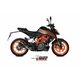 MIVV GPPRO ΤΕΛΙΚΌ ΕΞΆΤΜΙΣΗΣ KTM DUKE 125 390 2021-2023 BLACK