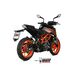 MIVV GPPRO ΤΕΛΙΚΌ ΕΞΆΤΜΙΣΗΣ KTM DUKE 125 390 2021-2023 BLACK