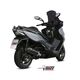 MIVV OVAL ΤΕΛΙΚΌ ΕΞΆΤΜΙΣΗΣ KYMCO X CITING 400I 2013-2018 BLACK