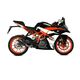 MIVV X-M1 ΤΕΛΙΚΌ ΕΞΆΤΜΙΣΗΣ KTM DUKE 125 390 RC 125 390 2017-2020 BLACK